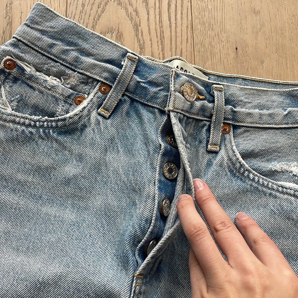 Agolde Parker Vintage Cut Off Short - Picture 7 of 14